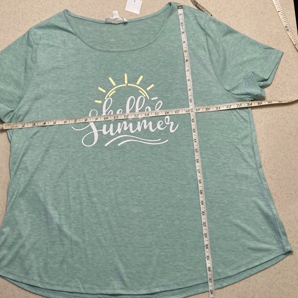 Hello Summer T Shirt Women 3XL NWT - Picture 7 of 9